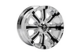 RBP 94R 20x10 6x135/139.7 BP / 4.5 BS / -25mm Offset 87mm CB Chrome w/Black Inserts Wheel