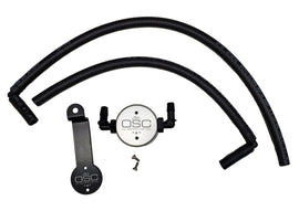 J&L 05-20 Toyota 4Runner 4.0L Driver Side Oil Separator 3.0 - Clear Anodized - 2to4wheels