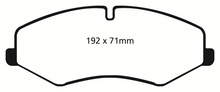 Laden Sie das Bild in den Galerie-Viewer, EBC 10-14 Land Rover LR4 5 Greenstuff Front Brake Pads