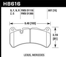 गैलरी व्यूवर में इमेज लोड करें, Hawk 08-09 Lexus IS-F HP+ Street Front Brake Pads