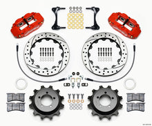 गैलरी व्यूवर में इमेज लोड करें, Wilwood Narrow Superlite 4R Rear Kit 12.88in Drilled Red 99-05 WRX / 99-07 Impreza