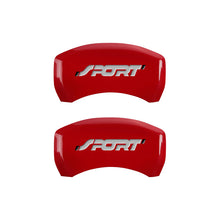 Charger l&#39;image dans la galerie, MGP 4 Caliper Covers Engraved Front &amp; Rear No bolts/Sport Yellow finish black ch