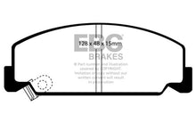 Carica l&#39;immagine nel visualizzatore di Gallery, EBC 84-85 Honda Accord Sedan 1.8 Greenstuff Front Brake Pads