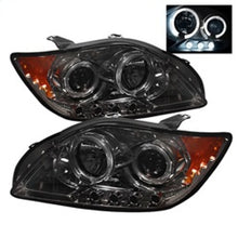 गैलरी व्यूवर में इमेज लोड करें, Spyder Scion TC 05-07 Projector Headlights LED Halo -Replaceable LEDs Smke PRO-YD-TTC04-HL-AM-SMC