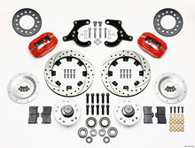 गैलरी व्यूवर में इमेज लोड करें, Wilwood Forged Dynalite Front Kit 11.75in Drilled Red 55-57 Chevy