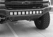 Carica l&#39;immagine nel visualizzatore di Gallery, N-Fab M-RDS Front Bumper 16-17 Chevy Silverado - Gloss Black w/Silver Skid Plate