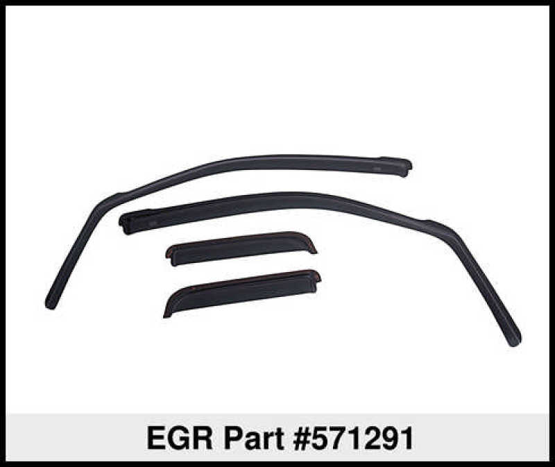 EGR 04-12 Chev Colorado/GMC Canyon Crew Cab In-Channel Window Visors - Set of 4 (571291)