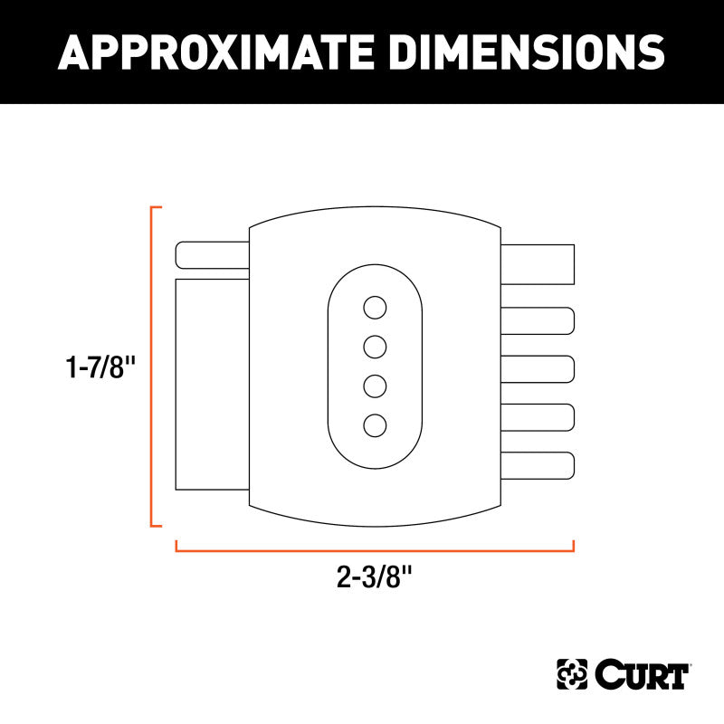 Curt 5-Way Flat Connector Tester