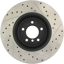 Charger l&#39;image dans la galerie, StopTech 08-09 BMW 535 Series / 04-09 545i/550i/645Ci/650i Slotted &amp; Drilled Right Front Rotor