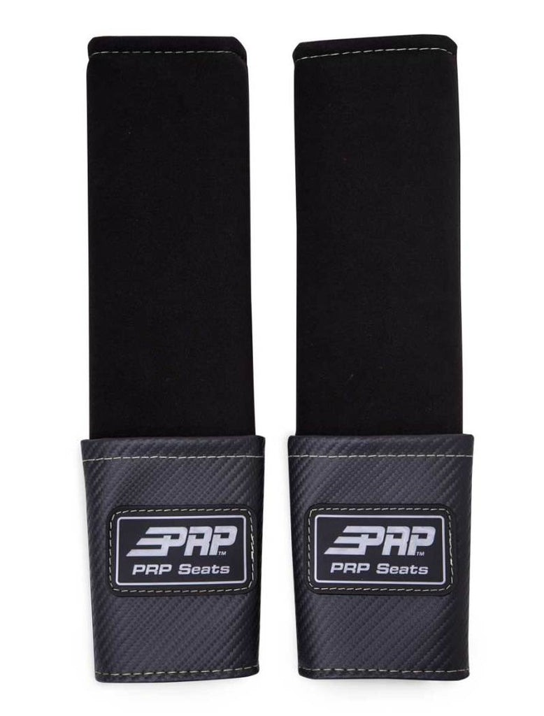 PRP Seatbelt Pads w/Pocket - White Trim