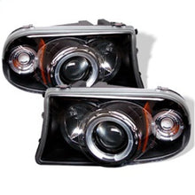 Laden Sie das Bild in den Galerie-Viewer, Spyder Dodge Dakota 97-04/Durango 98-03 1PC Projector Headlights LED Halo LED Blk PRO-YD-DDAK97-BK