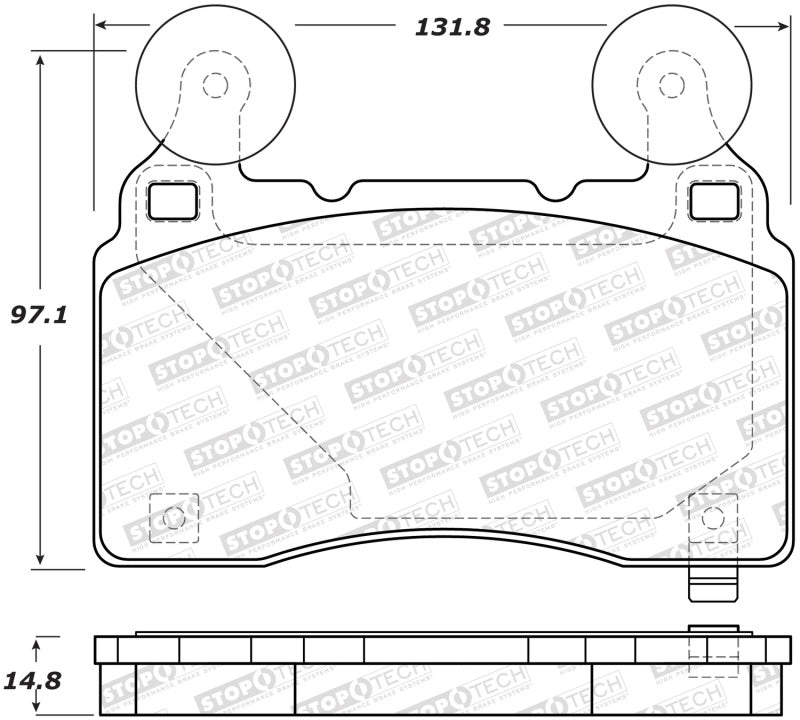 StopTech Street Brake Pads - Rear