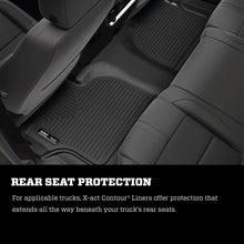Cargar imagen en el visor de la galería, Husky Liners 14-18 Chevrolet Silverado 1500 Front &amp; 2nd Seat X-Act Contour Floor Liners - Black