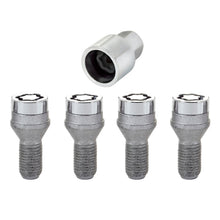 Laden Sie das Bild in den Galerie-Viewer, McGard Wheel Lock Bolt Set - 4pk. (Cone Seat) M12X1.25 / 17mm Hex / 22.0mm Shank Length - Chrome