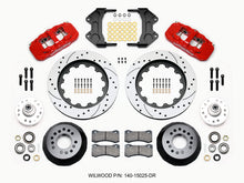 Laden Sie das Bild in den Galerie-Viewer, Wilwood AERO6 Front Hub Kit 15.00 Drilled-Red WWE ProSpindle