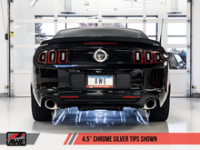 Charger l&#39;image dans la galerie, AWE Tuning S197 Mustang GT Axle-back Exhaust - Track Edition (Chrome Silver Tips)