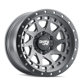 Dirty Life 9311 Enigma Pro 17x9/5x139.7 BP/-38mm Offset/108.1mm Hub Satin Graphite Wheel - Beadlock