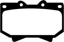 Carica l&#39;immagine nel visualizzatore di Gallery, EBC 98-07 Lexus LX470 4.7 Yellowstuff Front Brake Pads