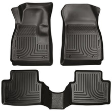 Charger l'image dans la galerie, Husky Liners 11-12 Ford Fiesta WeatherBeater Combo Black Floor Liners