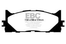गैलरी व्यूवर में इमेज लोड करें, EBC 13+ Lexus ES300h 2.5 Hybrid Ultimax2 Front Brake Pads