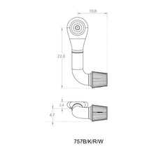 Laden Sie das Bild in den Galerie-Viewer, Spectre Plenum Kit - Low Profile w/90 Degree Tube