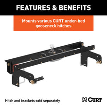 Load image into Gallery viewer, Curt 01-10 Chevrolet Silverado 2500 Double Lock EZr Gooseneck Installation Brackets