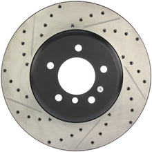 Charger l&#39;image dans la galerie, StopTech 08-09 BMW 535 Series / 04-09 545i/550i/645Ci/650i Slotted &amp; Drilled Right Front Rotor