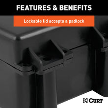 Load image into Gallery viewer, Curt 5in x 3-3/8in x 3-3/4in Watertight Breakaway Battery Case