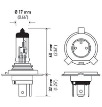 Cargar imagen en el visor de la galería, Hella Halogen H4 24V 100/90W P43t T4.625 Bulb