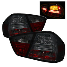 Laden Sie das Bild in den Galerie-Viewer, Spyder BMW E90 3-Series 06-08 4Dr LED Tail Lights Smoke ALT-YD-BE9006-LED-SM
