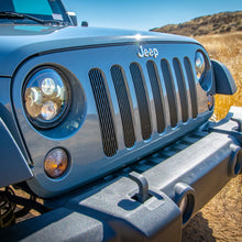 Cargar imagen en el visor de la galería, DV8 Offroad 2007-2018 Jeep JK Black Grille Inserts