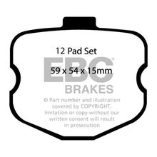 Charger l&#39;image dans la galerie, EBC 06-08 Chevrolet Corvette (C6) 7.0 (Z06) Bluestuff Front Brake Pads