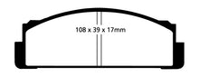 Cargar imagen en el visor de la galería, EBC 68-83 Fiat 124 1.6 Yellowstuff Front Brake Pads