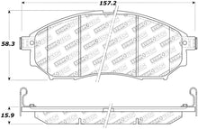 Carica l&#39;immagine nel visualizzatore di Gallery, StopTech Street Touring 06-08 350Z w/ Std Brakes Front Brake Pads
