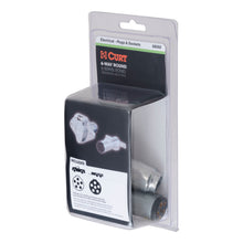 Load image into Gallery viewer, Curt 6-Way Round Connector Plug &amp; Socket (Packaged)