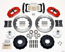Laden Sie das Bild in den Galerie-Viewer, Wilwood Narrow Superlite 6R Front Hub Kit 12.88in Red 70-78 Camaro (*Line Kit Needed*)