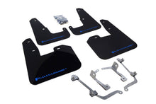 Load image into Gallery viewer, Rally Armor V2 08-11 STI (hatch only) / 11 WRX (hatch only) UR Black Mud Flap w/ Blue Logo