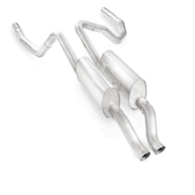 Carica l'immagine nel visualizzatore di Gallery, Stainless Works 2009-16 Dodge Ram 5.7L Truck Exhaust 3in X-Pipe Chambered Mufflers Under Bumper Exit