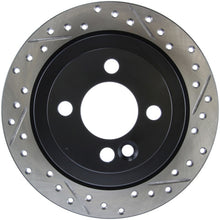 Charger l&#39;image dans la galerie, StopTech 07-09 Mini Coooper/Cooper S Slotted &amp; Drilled Left Rear Rotor