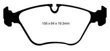 Carica l&#39;immagine nel visualizzatore di Gallery, EBC 10-14 BMW X5 4.4 Twin Turbo (50) Yellowstuff Front Brake Pads