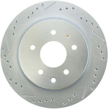 Carica l&#39;immagine nel visualizzatore di Gallery, StopTech Select Sport Nissan Slotted and Drilled Right Rear Rotor