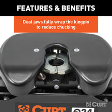 Carica l&#39;immagine nel visualizzatore di Gallery, Curt Q24 5th Wheel Hitch w/GM Puck System Legs