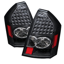Charger l&#39;image dans la galerie, Xtune Chrysler 300 05-07 LED Tail Lights Black ALT-JH-CHR305-LED-BK