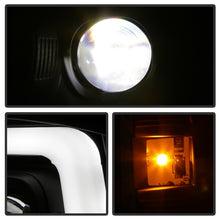 Laden Sie das Bild in den Galerie-Viewer, Spyder Ford F-250 99-04/Excursion 00-04 1 Piece LED Headlights - Black PRO-YD-FF25099V2PL-BK