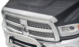 Stampede 2002-2005 Dodge Ram 1500 Deluxe 3 Pc Vigilante Premium Hood Protector - Chrome
