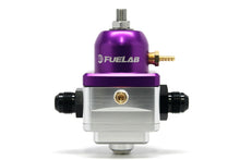 Laden Sie das Bild in den Galerie-Viewer, Fuelab 529 Electronic EFI Adjustable FPR (1) -8AN In (1) -8AN Return - Purple