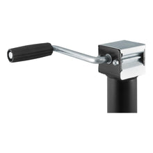 Carica l&#39;immagine nel visualizzatore di Gallery, Curt Pipe-Mount Swivel Jack w/Side Handle (5000lbs 10in Travel)