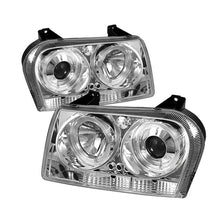 Carica l&#39;immagine nel visualizzatore di Gallery, Spyder Chrysler 300 05-08 Projector Headlights LED Halo LED Chrm (Not Included) PRO-YD-C305-HL-C