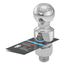 Load image into Gallery viewer, Curt 2in Trailer Ball (1in x 2-1/8in Shank 1in Rise 6000lbs Chrome)