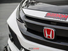 Cargar imagen en el visor de la galería, Seibon 16-18 Honda Civic OEM-Style Carbon Fiber Front Grill